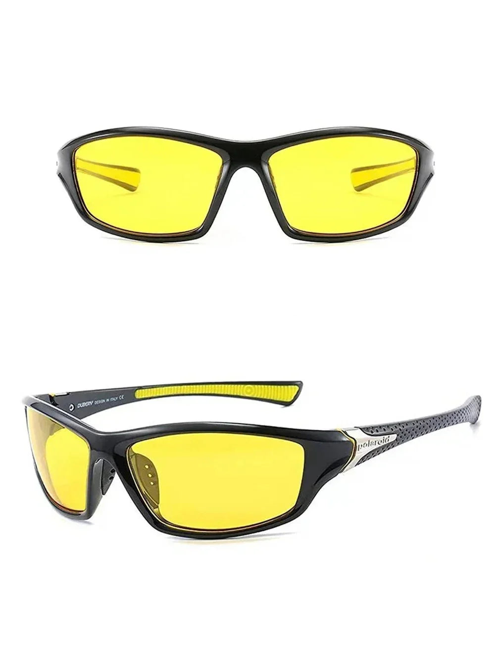 Polarized Goggle-Style Sunglasses | UV Protection Mirror Lens Eyewear